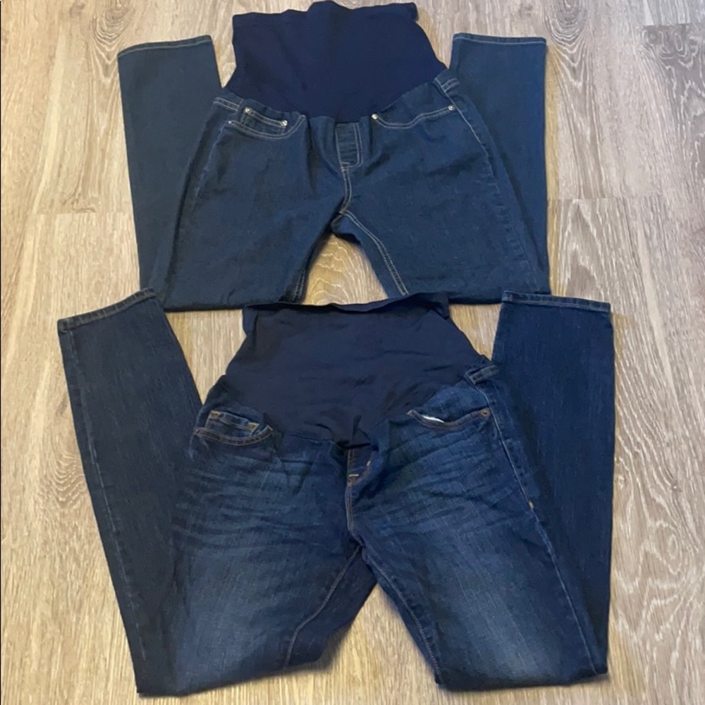 👶🏼Maternity SALE Jean bundle 5 pair sale👶🏼